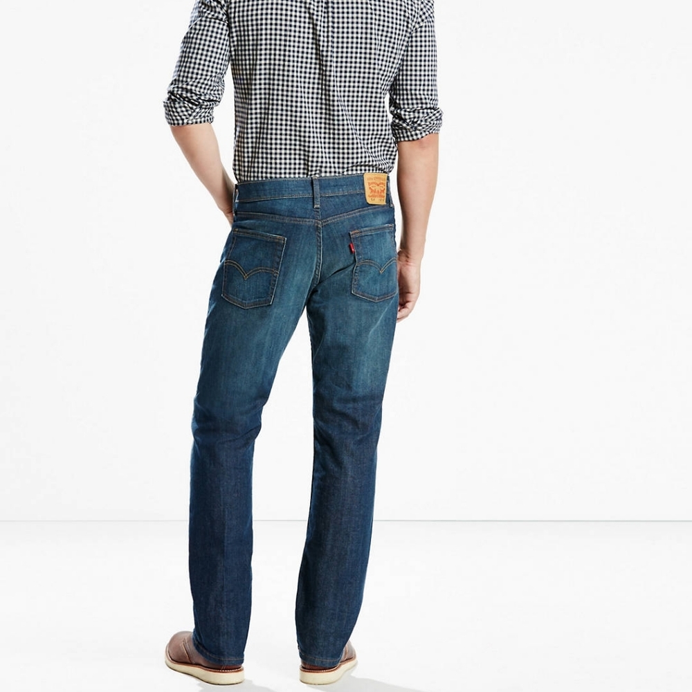 3 pairs of Levi's 514 34x34 Blue, Gray, Khaki